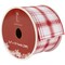 Northlight Red and White Plaid Wired Craft Christmas Ribbon 2.5&#x22; x 10 Yards